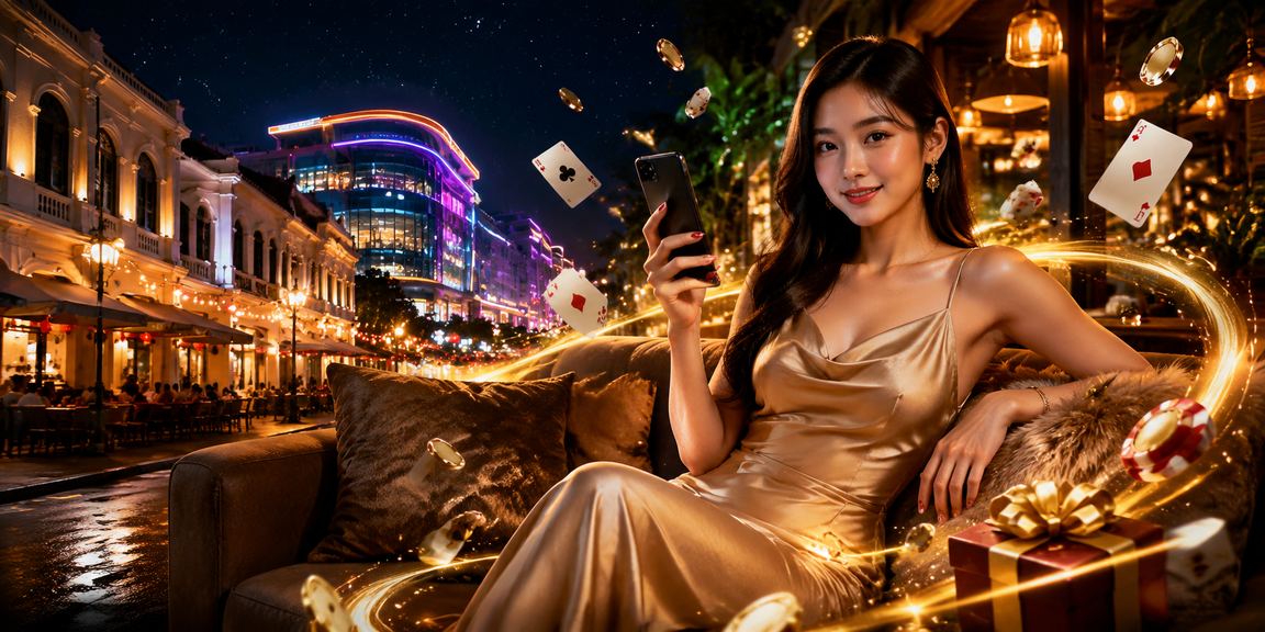 Sesi permainan Rummy di Ipoh dengan pemandangan sekitar