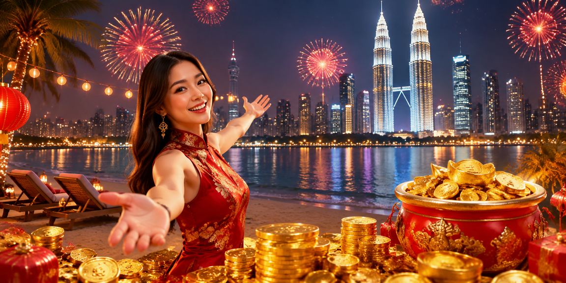 Pakej bayaran dan deposit srl115 dengan latar belakang bandar Kuala Lumpur malam